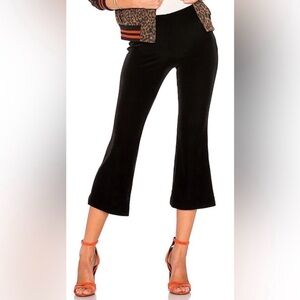 Bailey 44 Cropped Flared Velvet Pants Women’s Size XS Made in USA